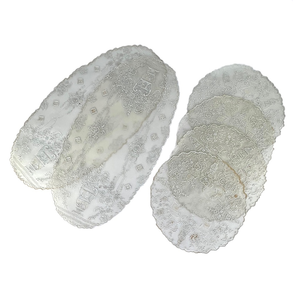 Antique Lace Doilies Set - 6